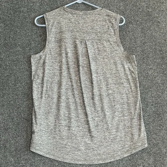 LOT Of 2 ATHLETA Women's Workout Sleeveless Tanks (Black & Grey) MEDIUM - Picture 7 of 12
